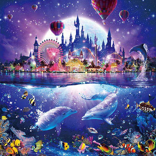 クリスチャンラッセン　ドリームタイムL クリスチャンラッセン ドリームタイムL Art] クリスチャン・ラッセン